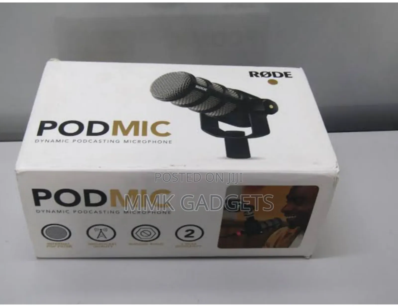 Rode Podmic Cardioid Dynamic Broadcast Microphone