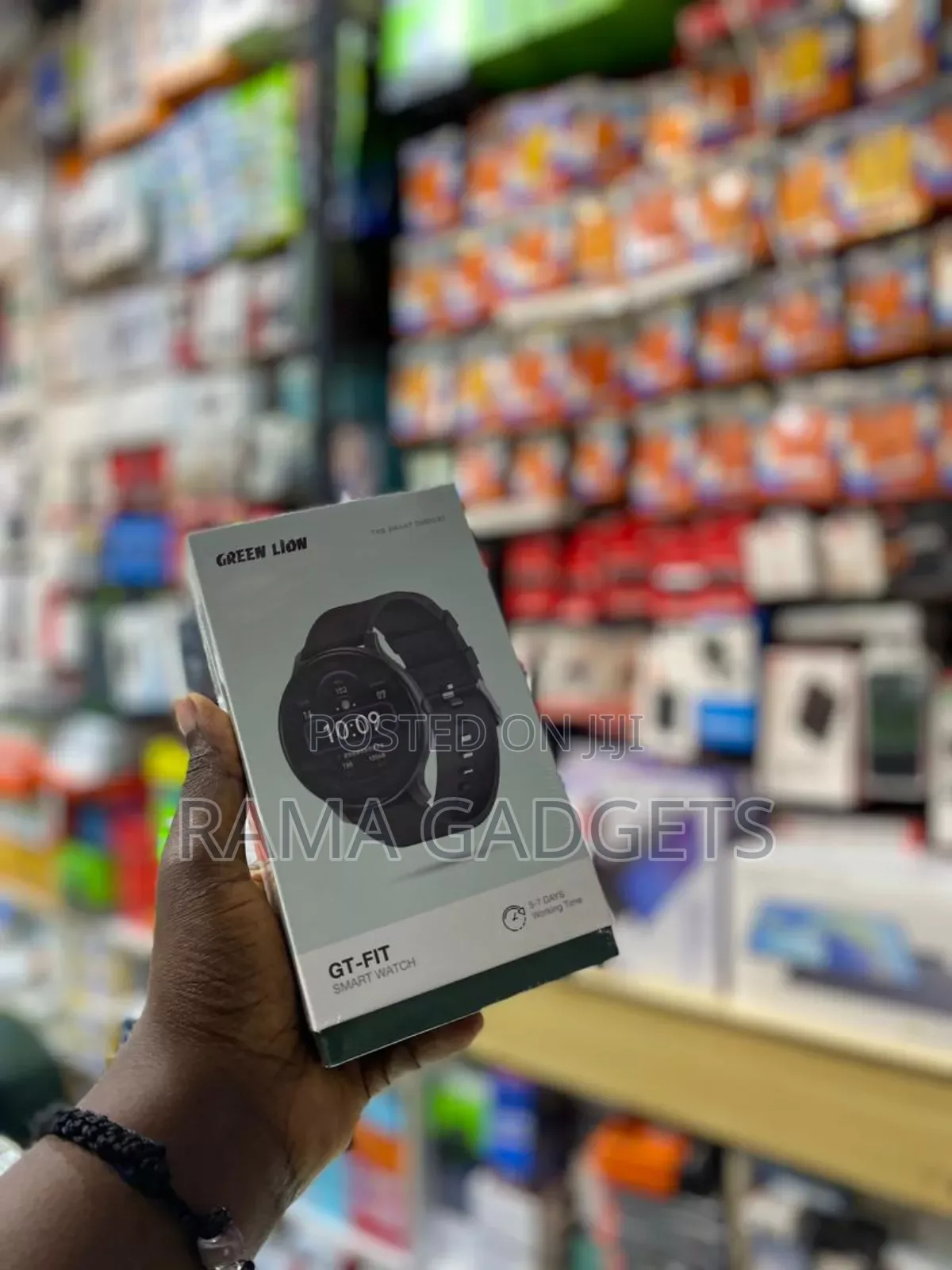 Green Smart Watch ,Black GT FIT