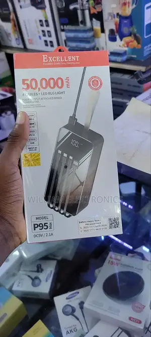 P95 Max Power Bank/Excellent Powerful Power Bank 50000mah