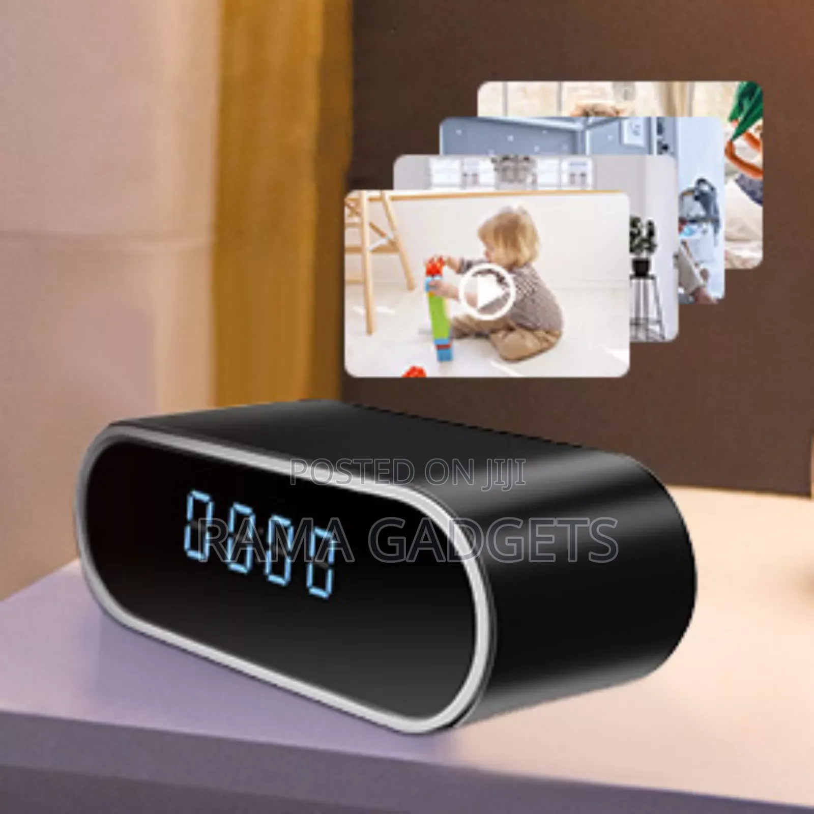 HD Wifi Clock Camera