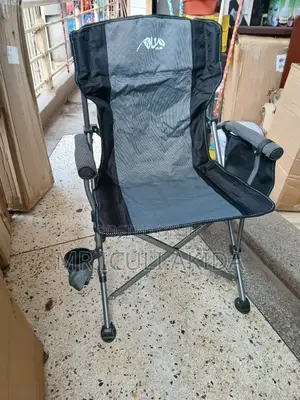 Camp Mastr Foldable Camping Chair WTH Side Pocket,Cup Holder