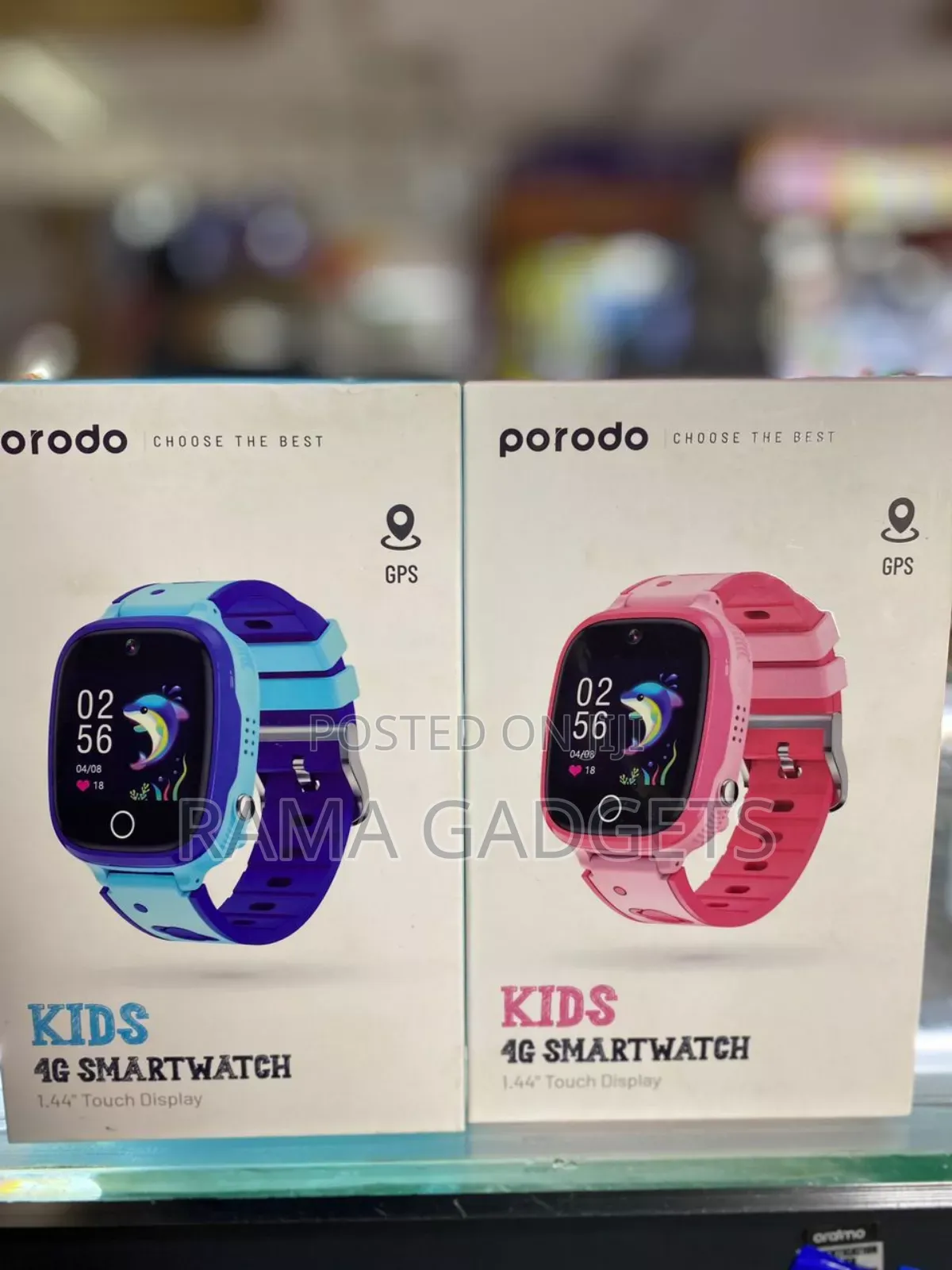 Porodo Kids Smart Watch, GPS, 4gb/512mb