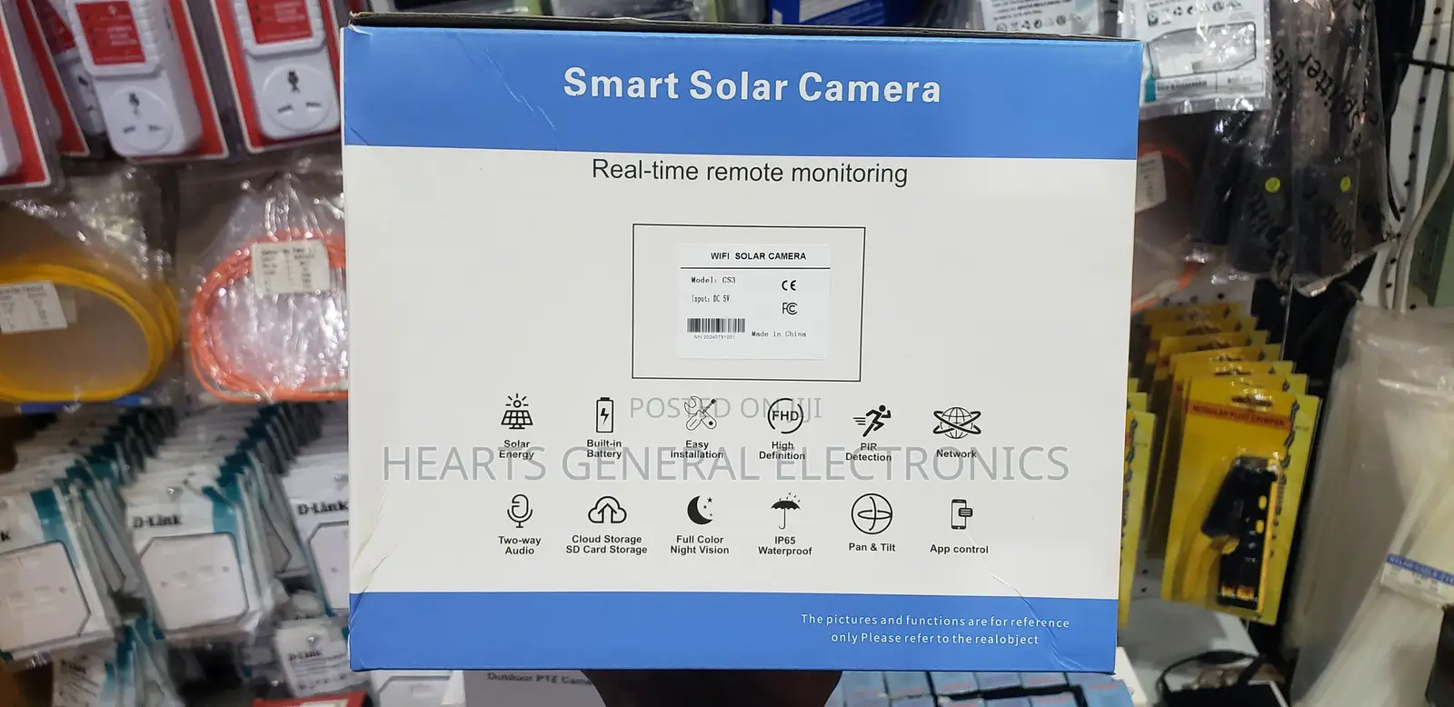 WIFI Solar PTZ Camera ( Smart View / Works on Phone )
