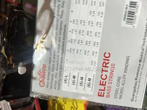 Bass Guitar Strings Alice Single