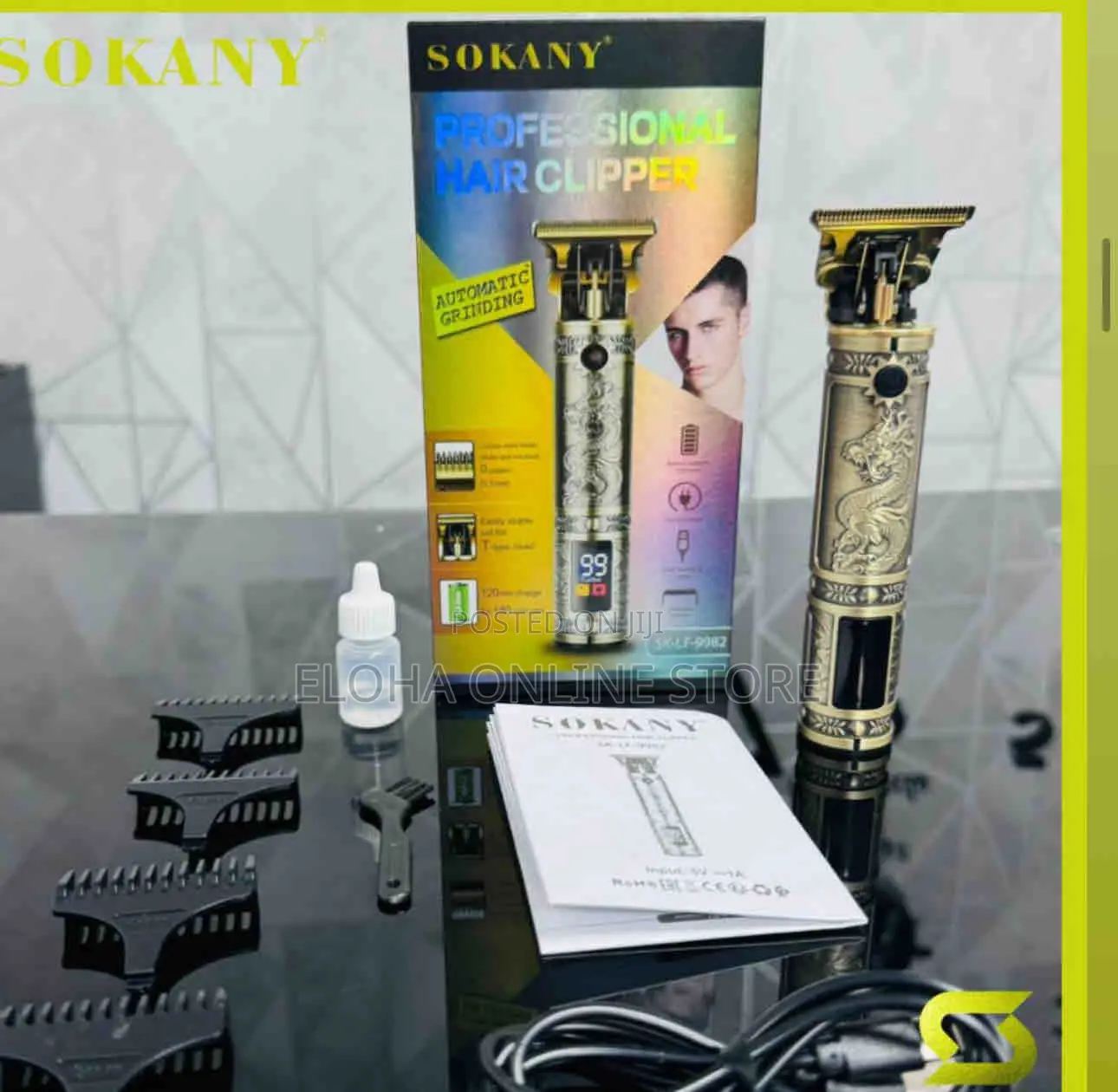 SOKANY Professional Hair Shaver Clipper