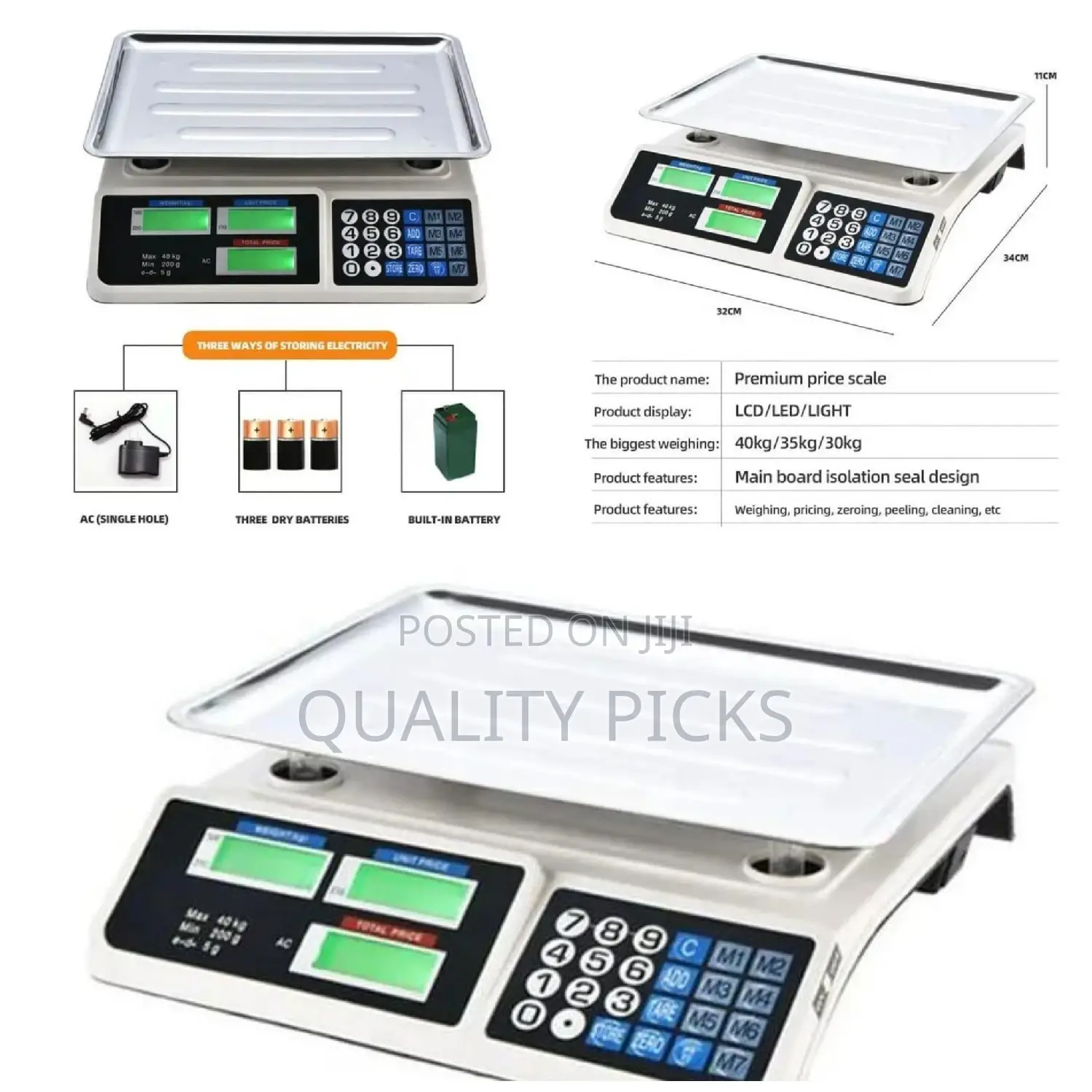 Direct Electronic Weight Scale Digital 30kg- 40kg Digital