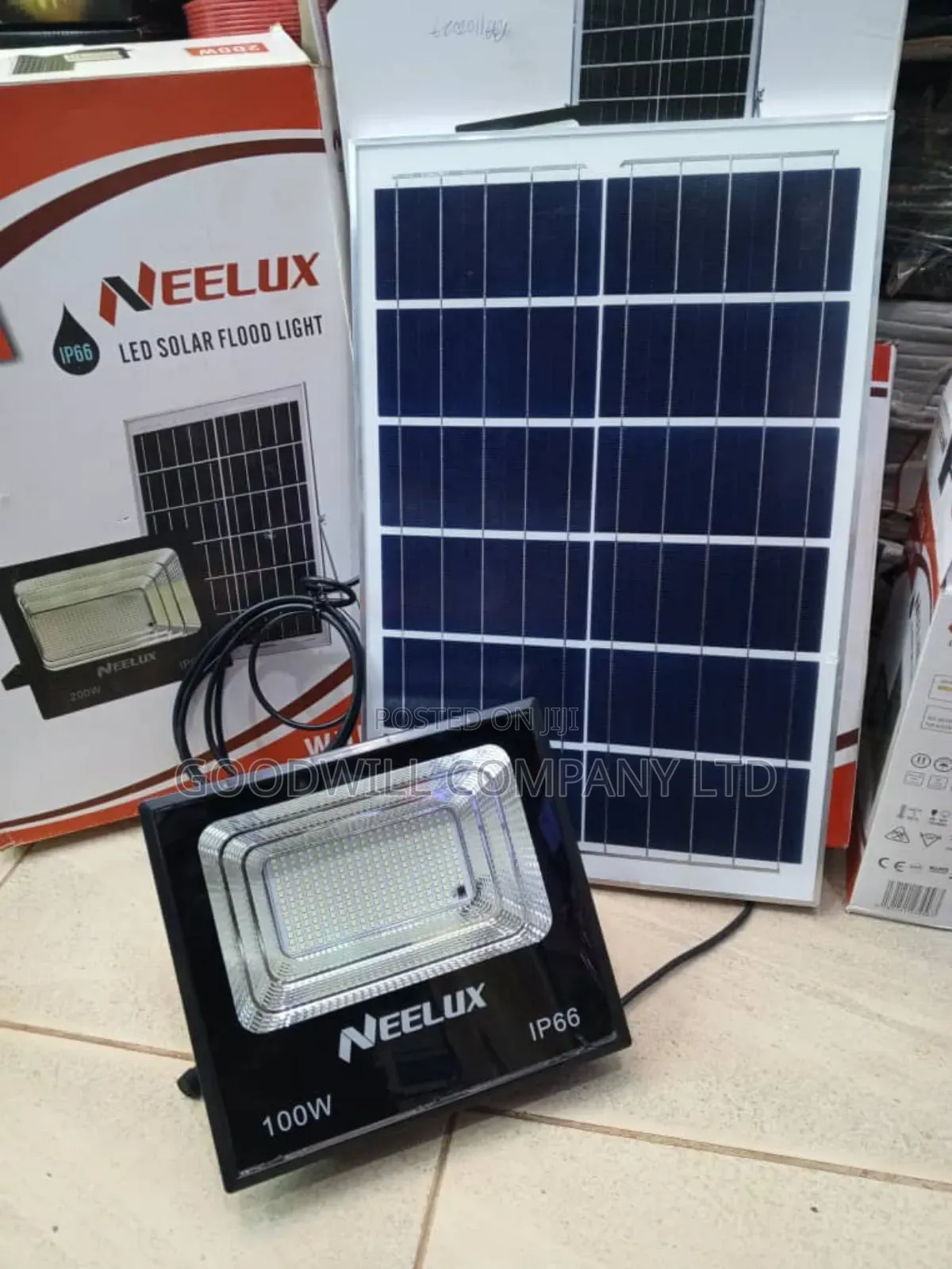 100w Solar Flood Light Lifepo4