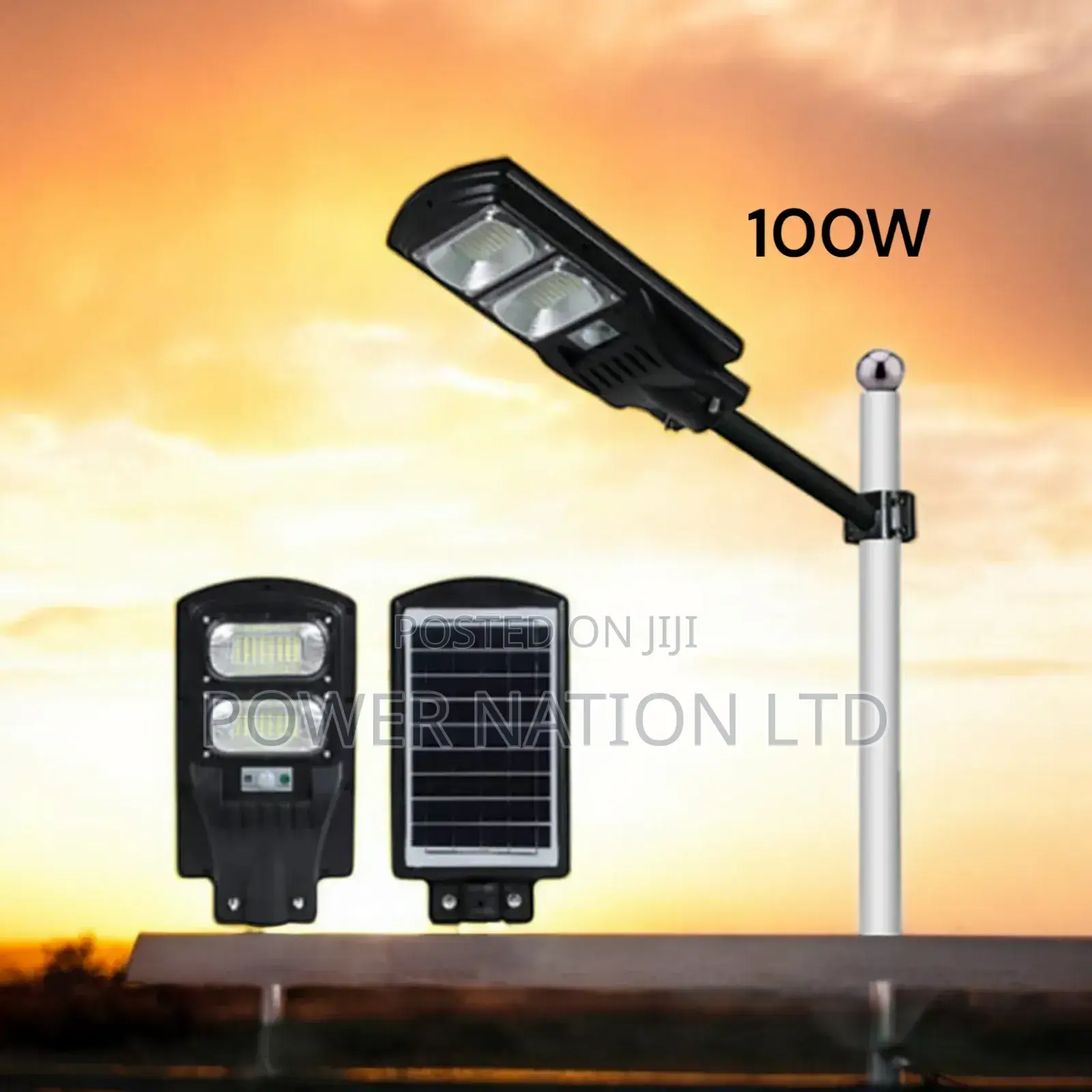 100w Solar Street Light Lifepo4