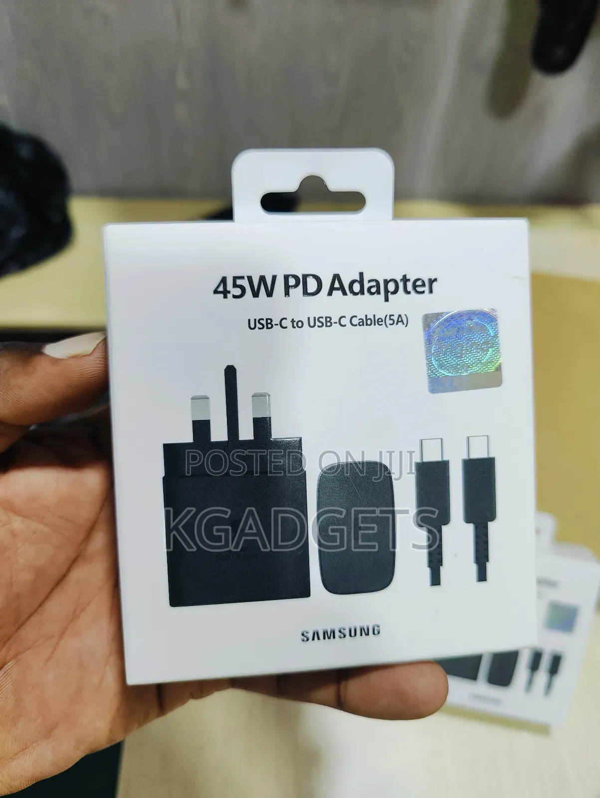 Original Type C to C 45 Watts Adapter