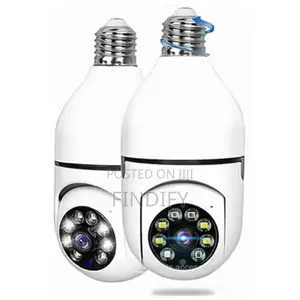 Wifi Spy Camera 1080P IP Bulb Camera PTZ 360°