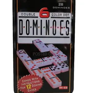 Domino Box Toy Game Set 28 Double 6 Travel
Dominoes