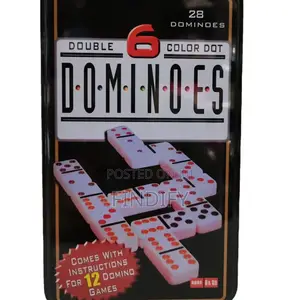 Domino Box Toy Game Set 28 Double 6 Travel
Dominoes