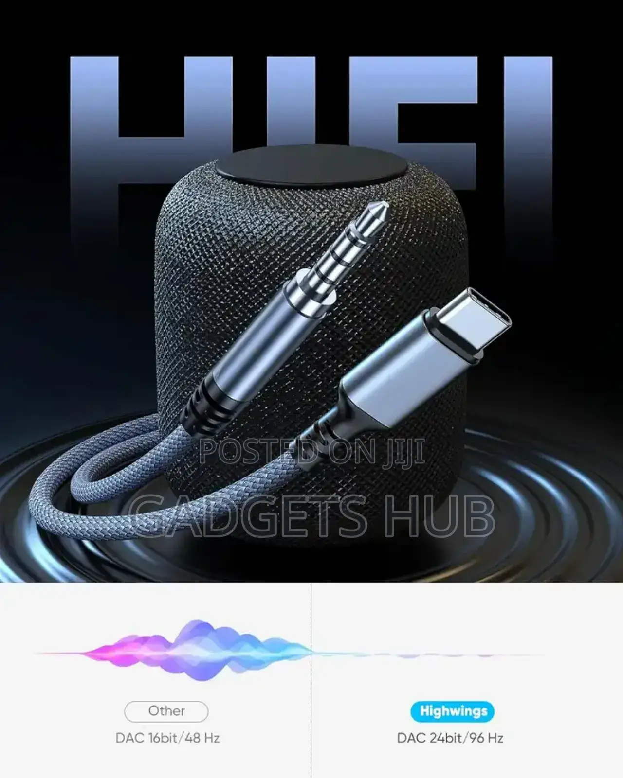 TYPE-C To 3.5mm AUX Digital Audio Decoding
Headphone Adapter