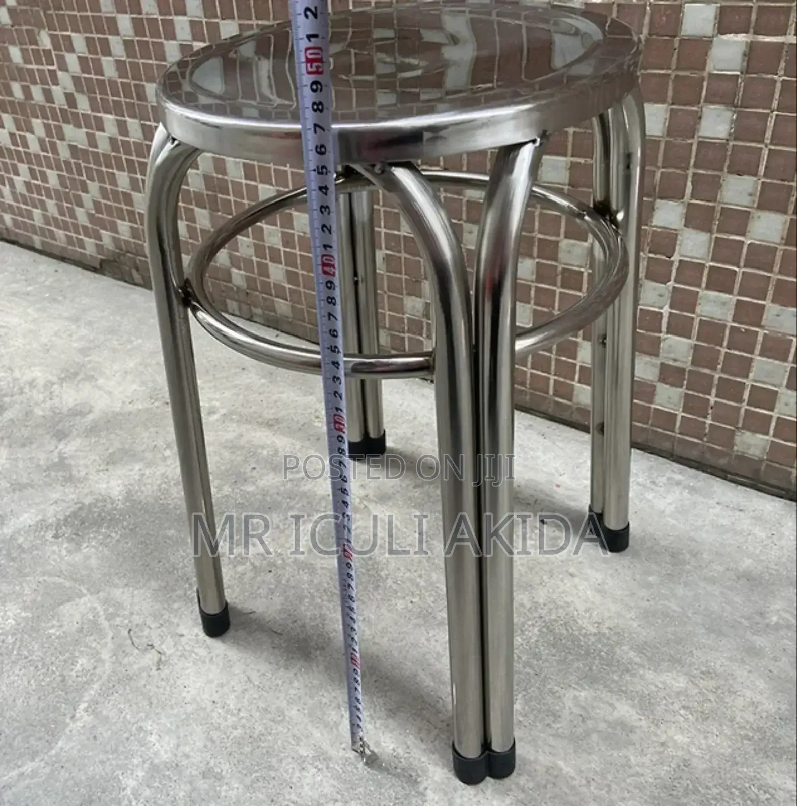 Stainless Steel Unbreakable Round Bar, Restaurant,Home Stool