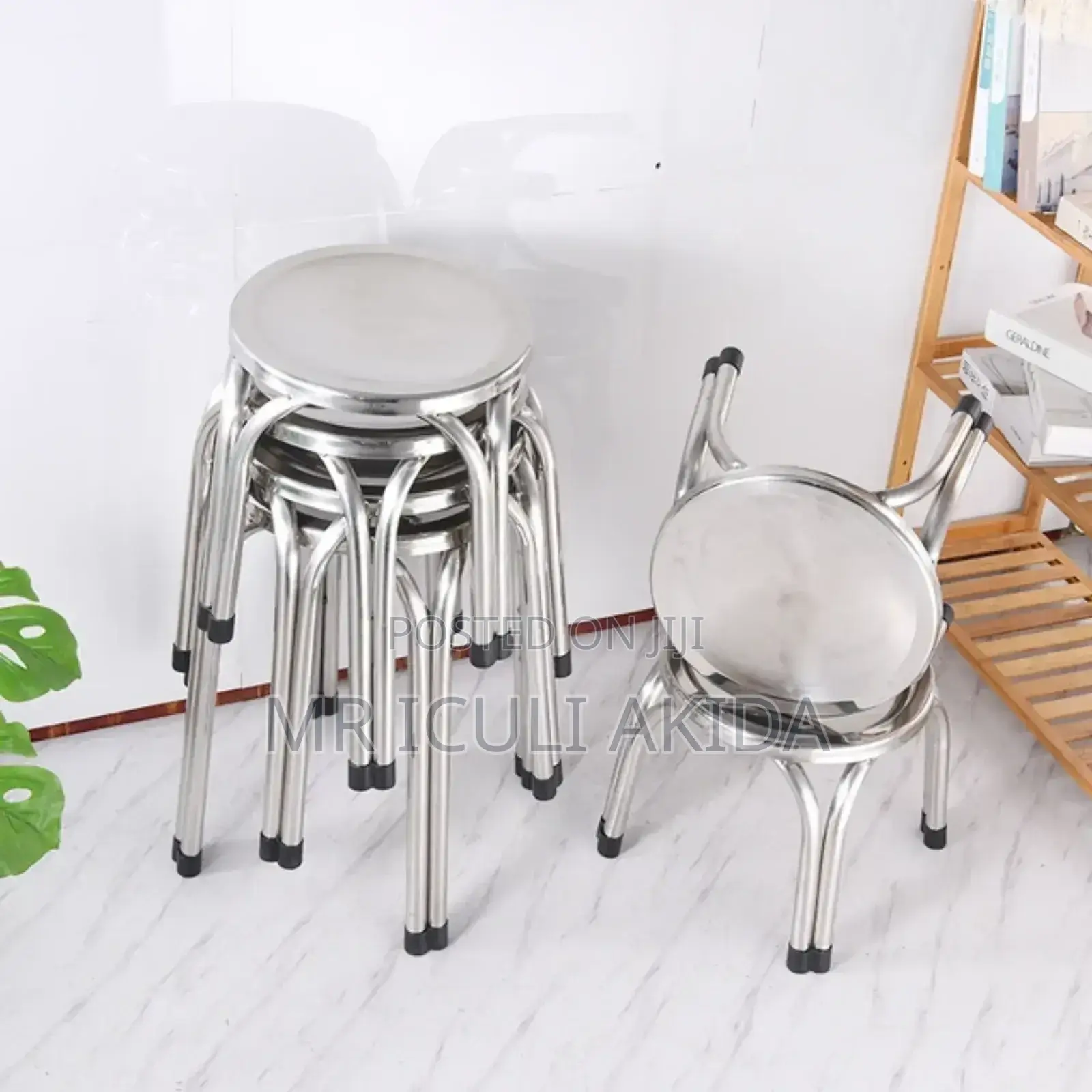 Stainless Steel Unbreakable Round Bar, Restaurant,Home Stool