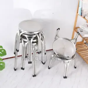 Stainless Steel Unbreakable Round Bar, Restaurant,Home Stool