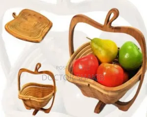 Natural Bamboo Fruit Basket-New