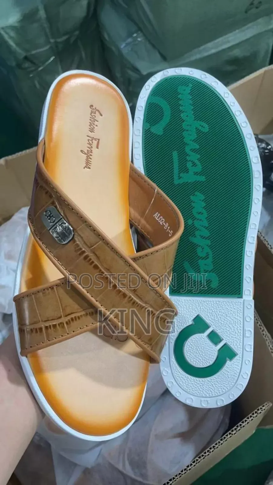 Heartening Leisure Leather Sandals