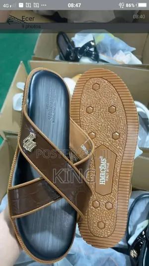 Dapper Leisure Leather Sandals