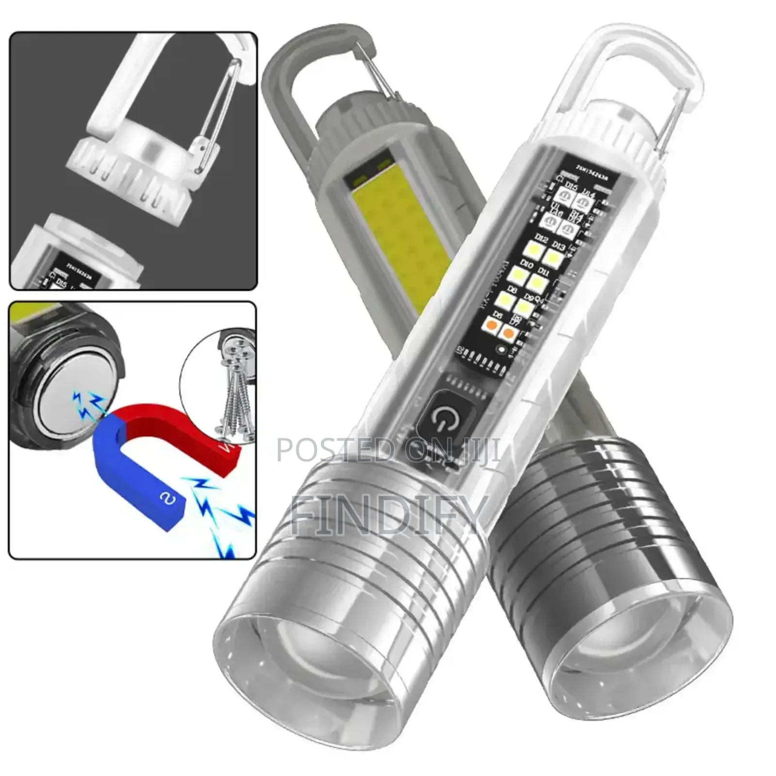 Mini Camping Flashlight Super Bright Zoom
Rechargeable Torch