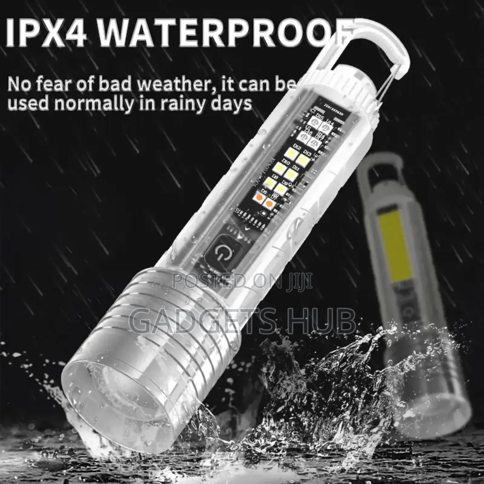 Mini Camping Flashlight Super Bright Zoom
Rechargeable Torch