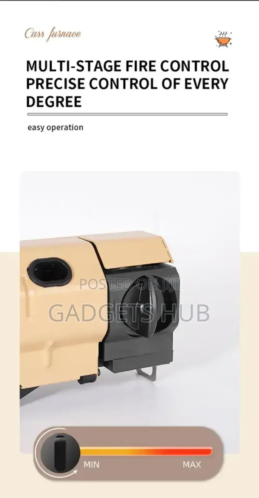 Camping Gas Stove Flame Adjustable Wind-proof
Portable