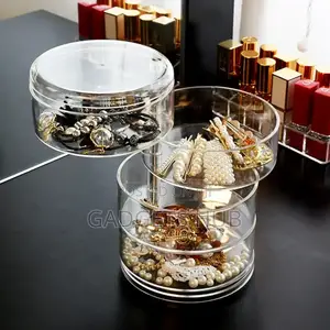 360 Degree Rotating Transparent Jewelry Box For
Ear Studs