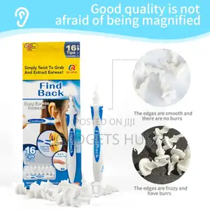Ear Cleaner Soft Silicone Earpick 360 Degree Ear
Wax Remover