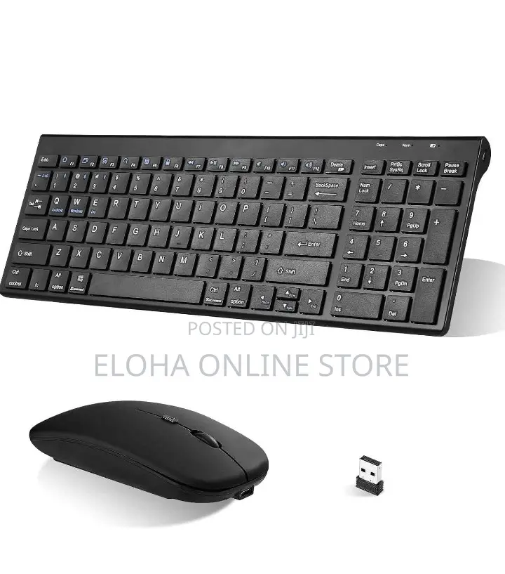 Wireless Keyboard and Mouse Combo