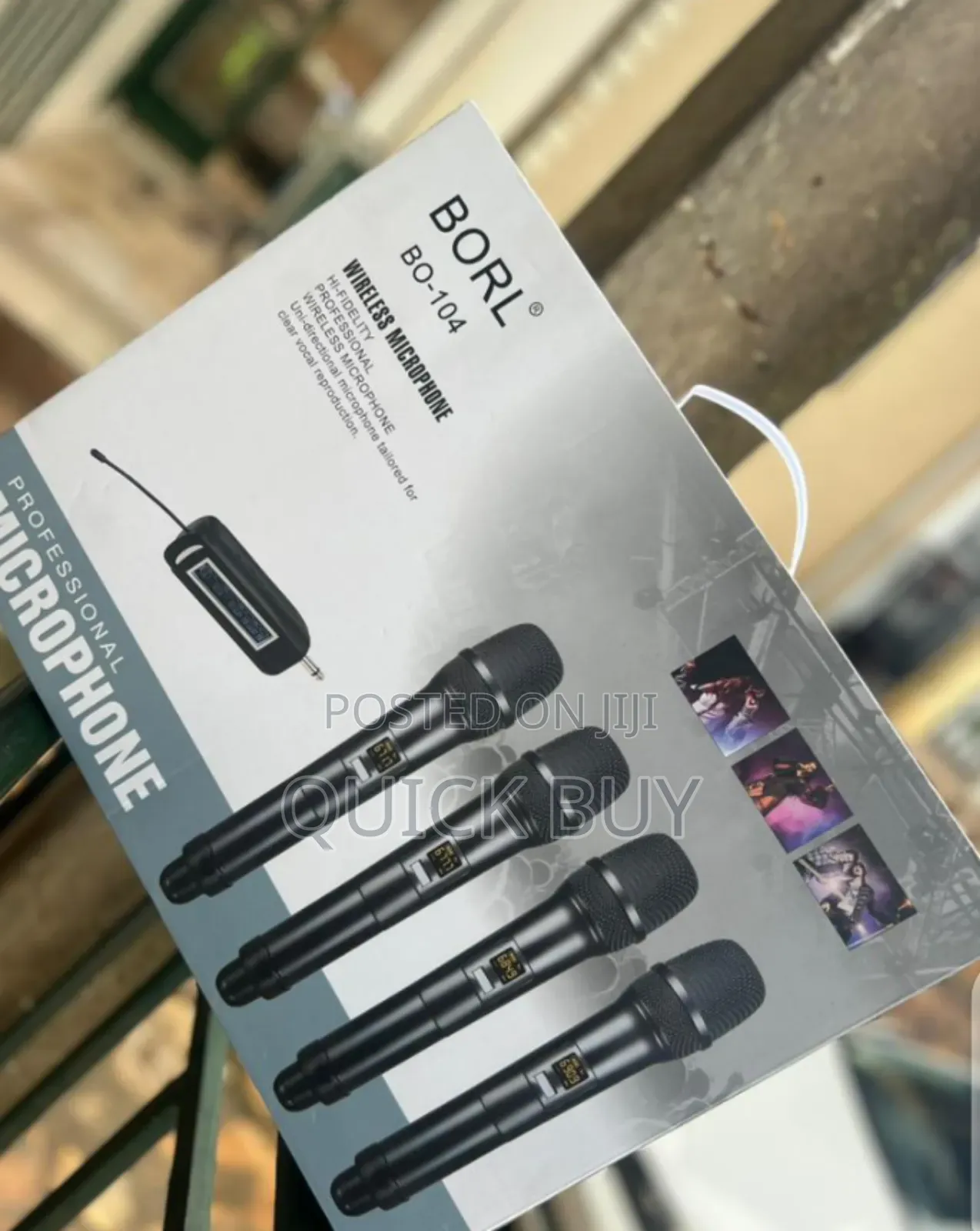 Premium Superior Quality BORL 4 in 1 Wireless Microphone