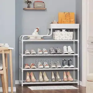 Black Simple Shoe Rack, Dust-proof, Economical,
Multi-layer