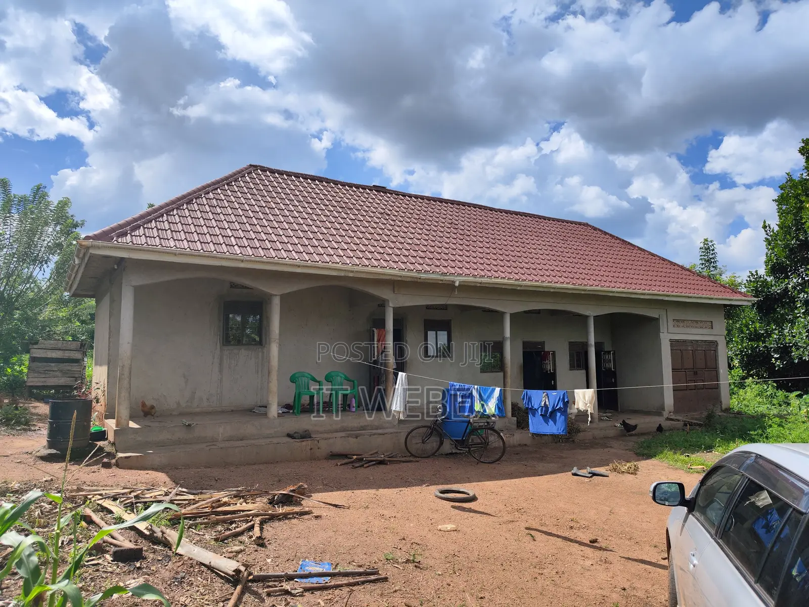 Titled Land a House. Good for Residential, Farming, Business
