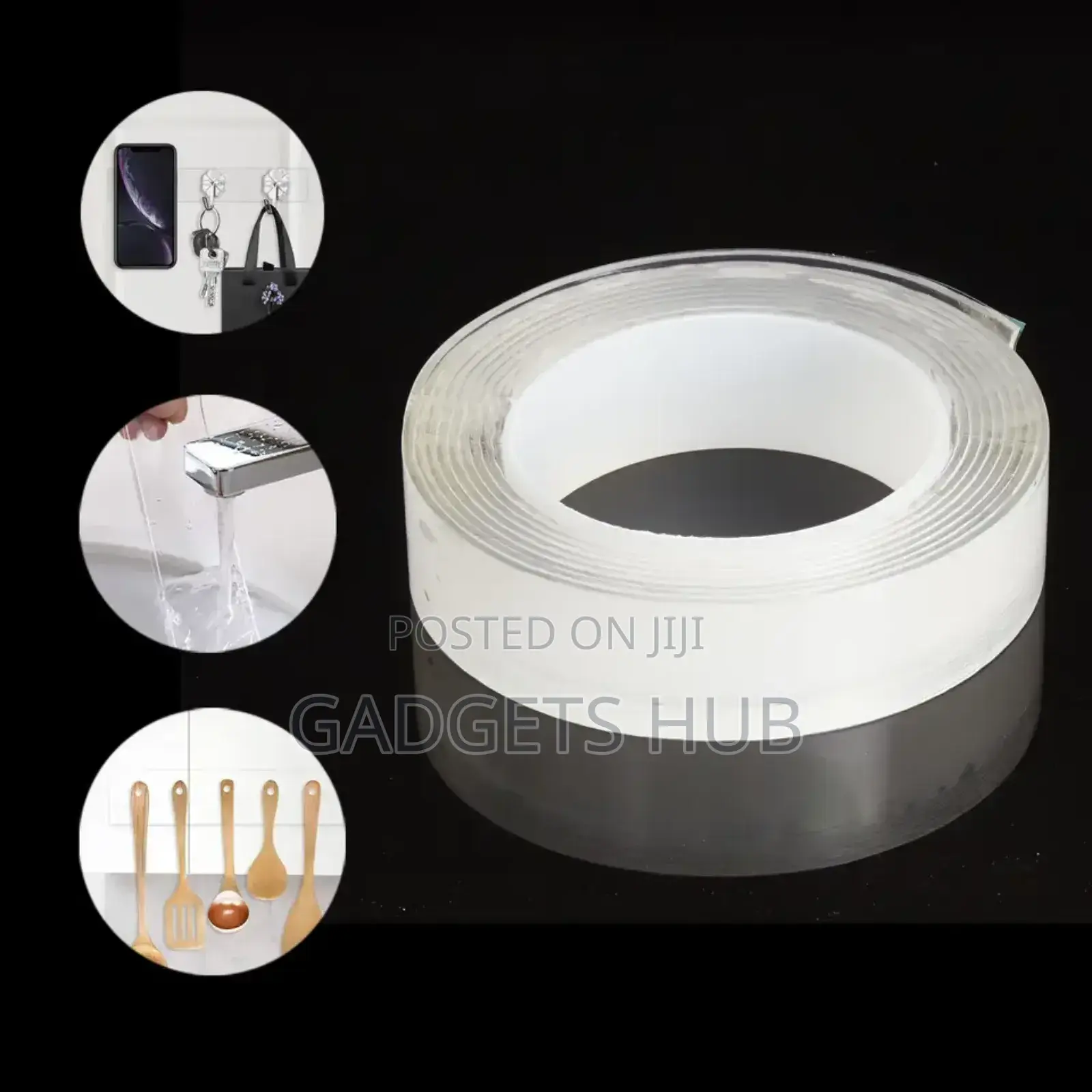 Nano Double Sided Adhesive Tape Transparent Strips Strong