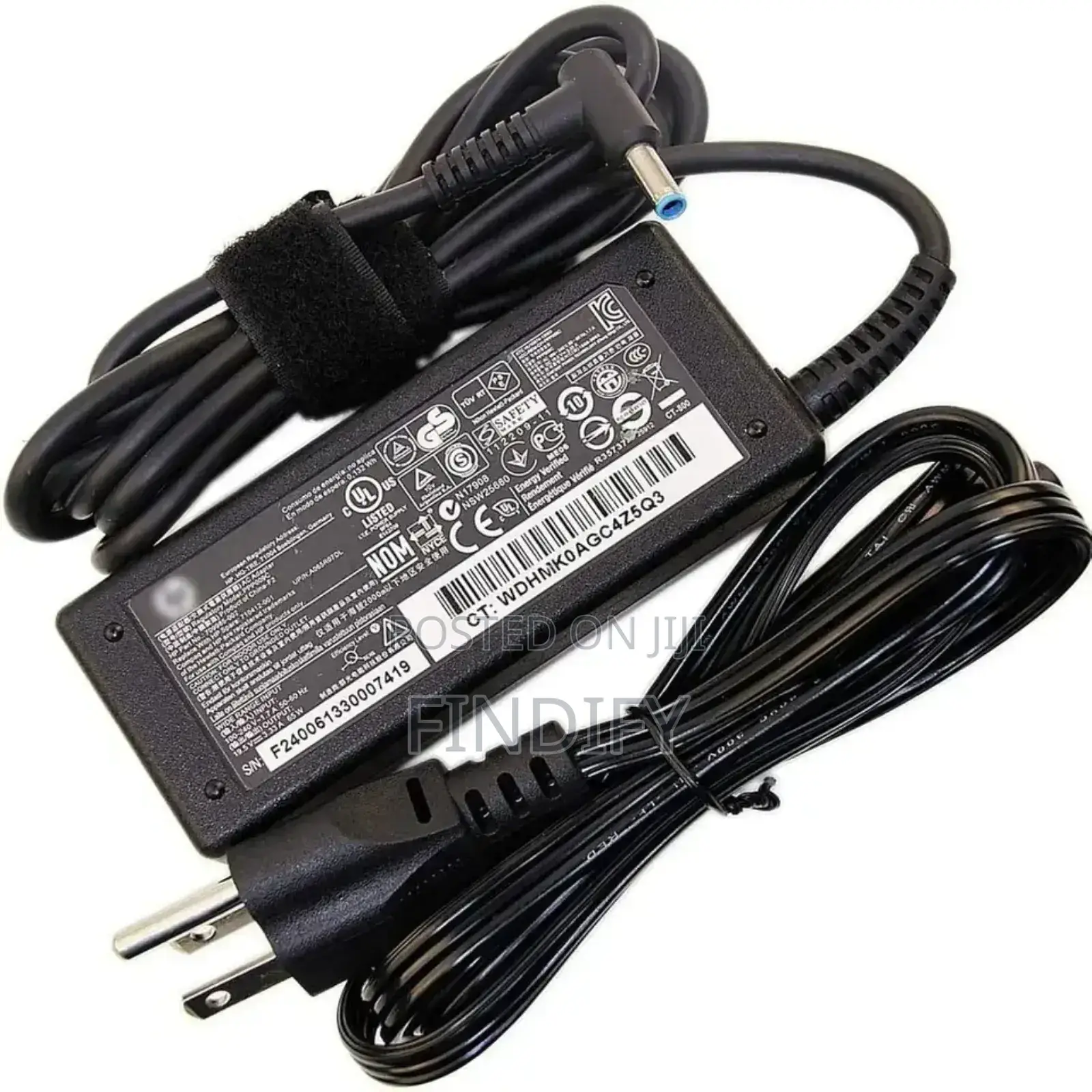 HP (Blue Pin)Laptop Adapter/Charger 19.5V 3.33A 65W