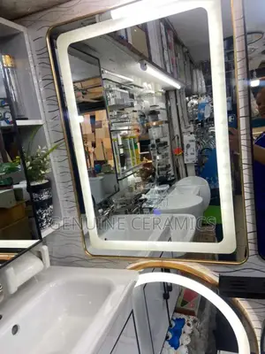 Golden Bathroom Mirrors