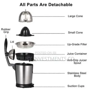 Electric Citrus Juicer, for Lemon,Grapefruit,Stainless Steel