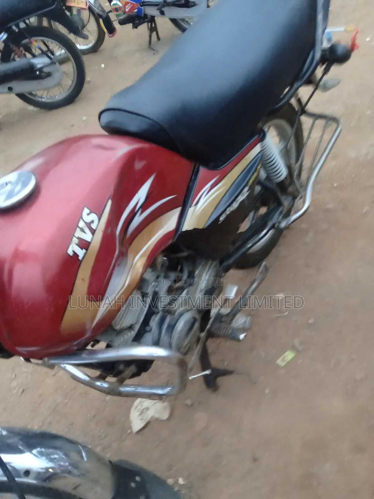 TVS XL 100 2023 Red
