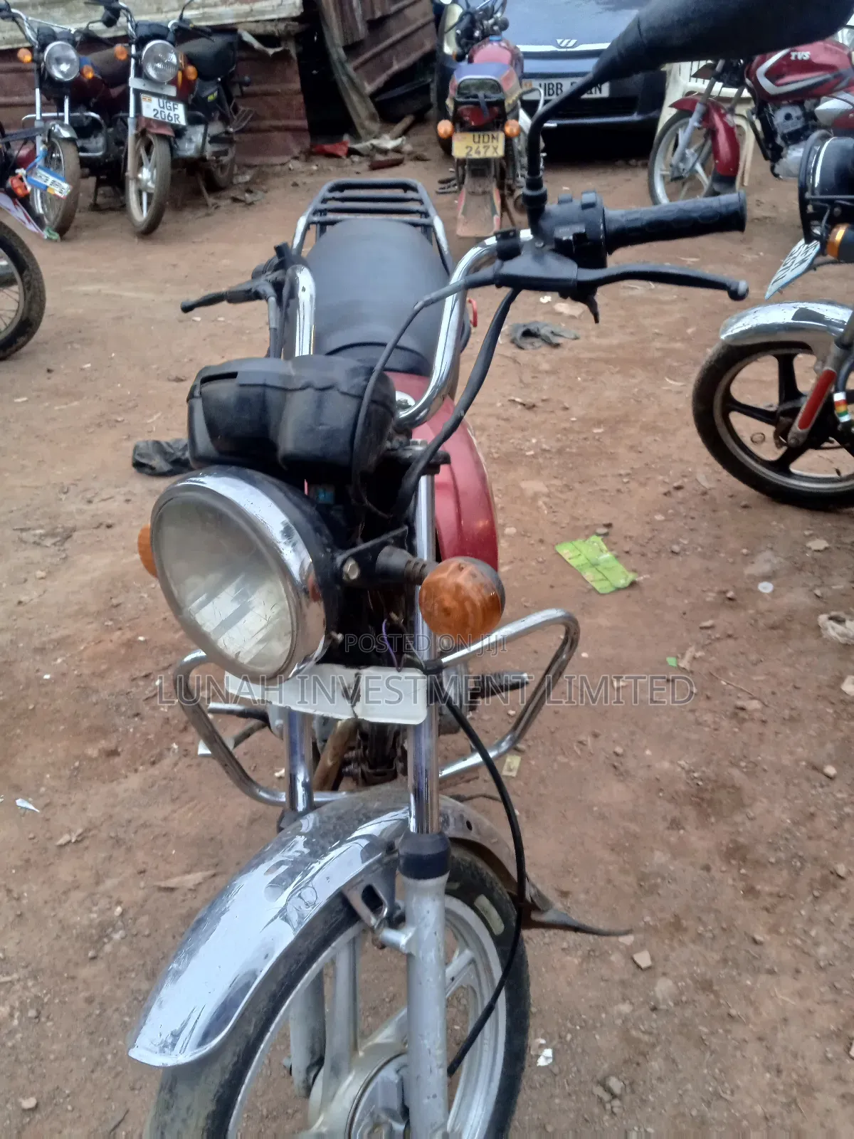 TVS XL 100 2023 Red