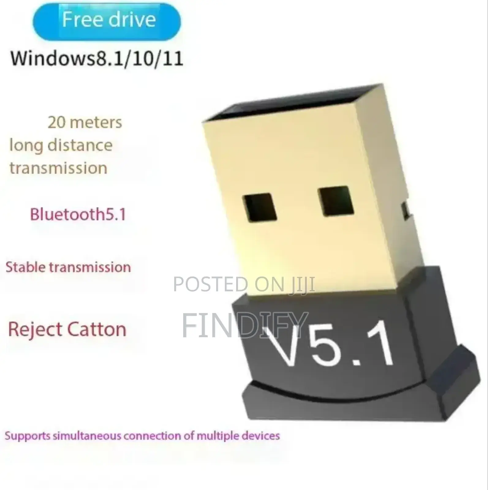 USB Bluetooth 5.0 Adapter Transmitter Bluetooth Receiver