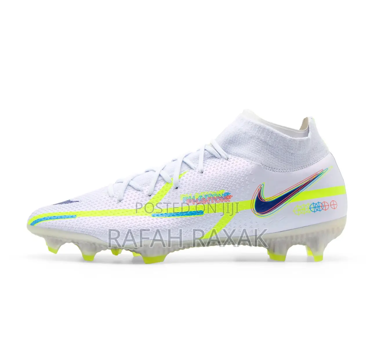 White Nike Phantom GT2 Elite Dynamic Fit FG Football Boots