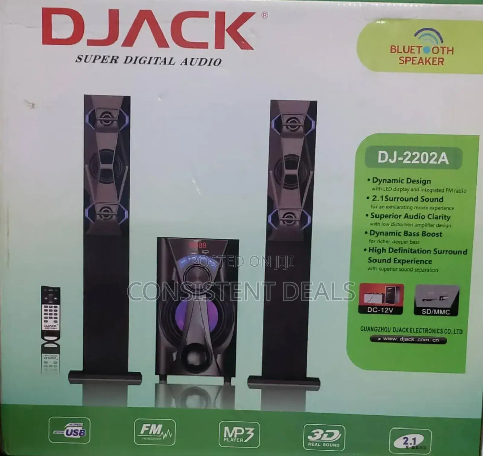 D-Jack Super Digital Multimedia Sound Speaker