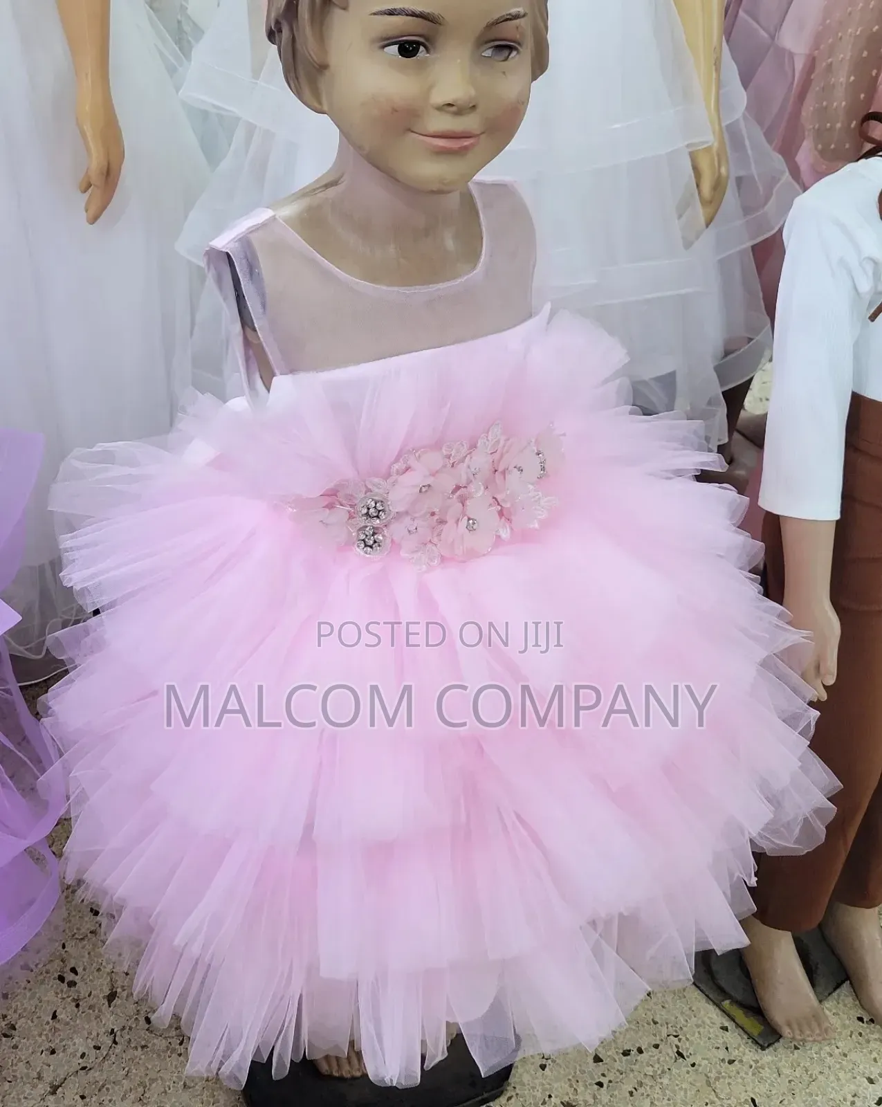 Girls Pink Dresses 2-6 Years