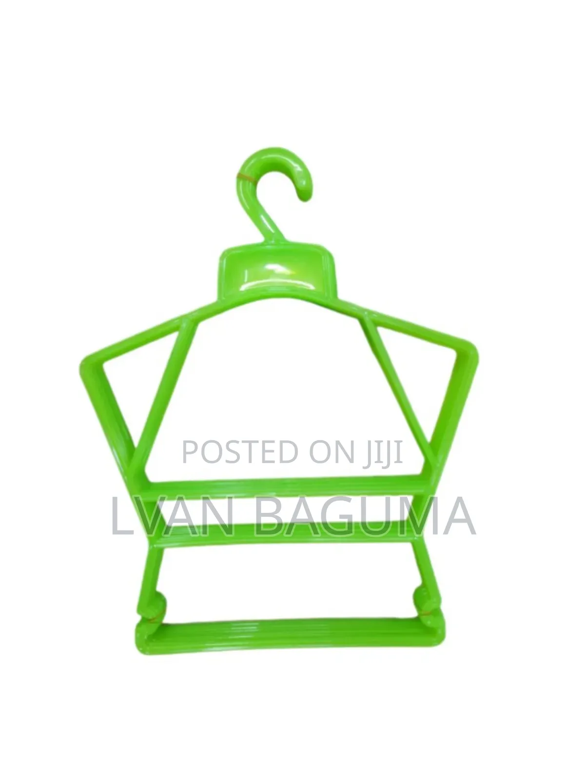 Hexagon Plastic Kids Hangers - 12 Pcs, Small Size