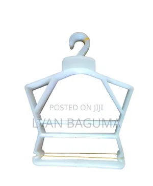 Hexagon Plastic Kids Hangers - 12 Pcs, Small Size