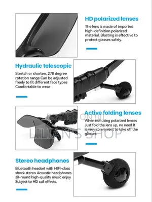 Stereo Mp3 Bluetooth Sunglasses