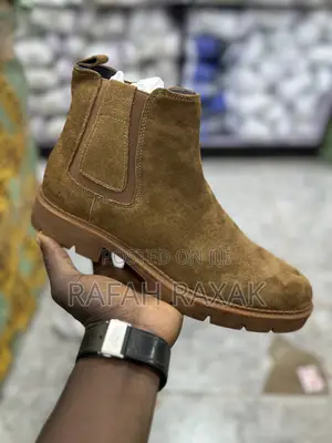 Original Clarks Casual Leather Suede Chelsea Boots