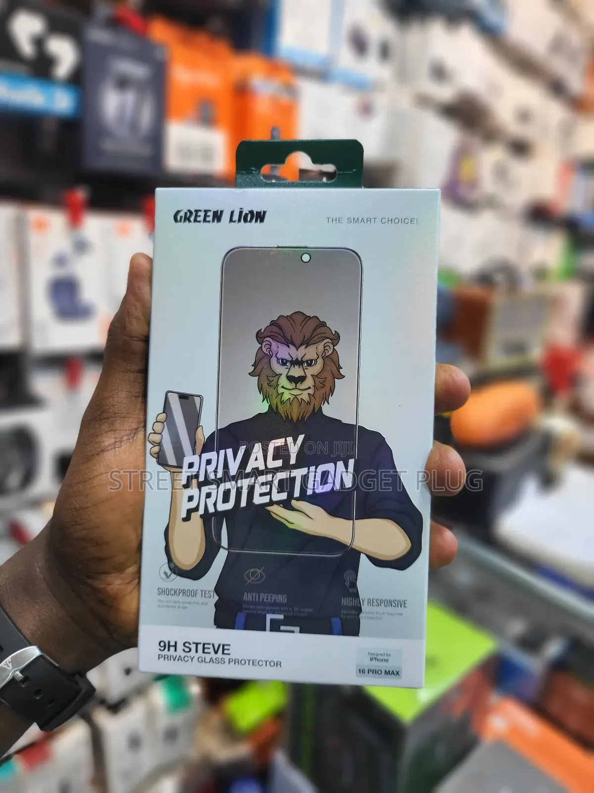 Greenlion iPhone 16 Privacy Screen Protectors 9H Steve