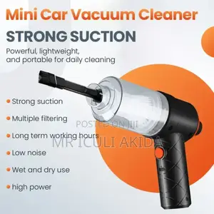 Low Noise Strong Suction Mini Car Vacuum Cleaner