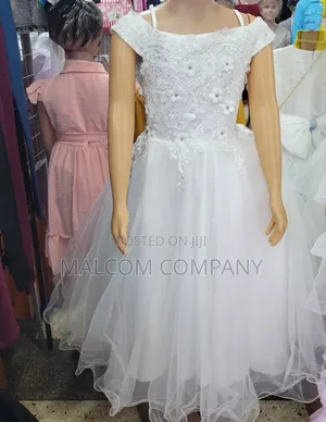 Photo - Girls White Part Dresses Up to 15 Years