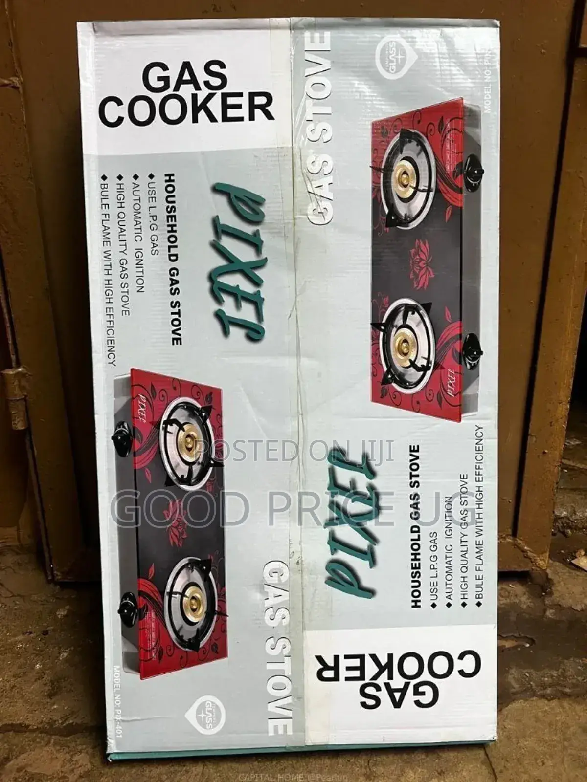Pixel 2 Glass Gas Cooker/Burner